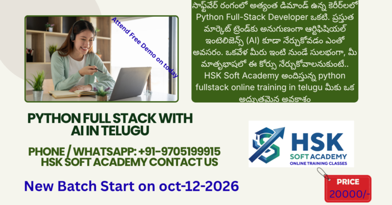 First Blog Image of Python Fullstack with ai in Telugu